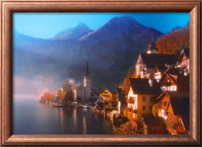 Halstatt, Austria by John Lawrence Pricing Limited Edition Print image