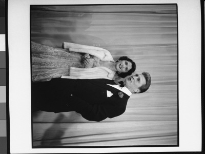 Kirk Douglas Escorting Socialite Irene Wrightsman To The Academy Awards At Rko Pantages Theater by Ed Clark Pricing Limited Edition Print image