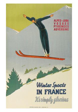 Winter Sports In France by Jean-Raoul Naurac Pricing Limited Edition Print image