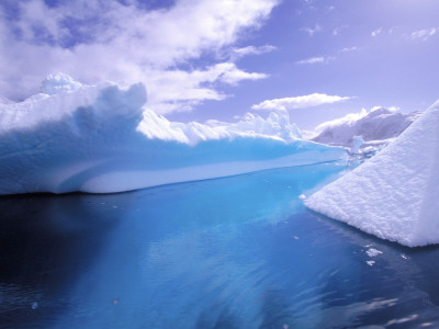 Icebergs, Water And Sky by Gunter Lenz Pricing Limited Edition Print image