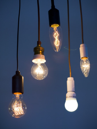 Illuminated Light Bulbs by Jann Lipka Pricing Limited Edition Print image