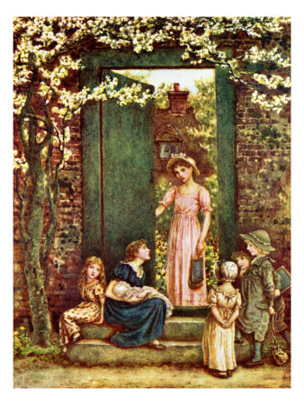 The Open Door By Kate Greenaway by William Hole Pricing Limited Edition Print image