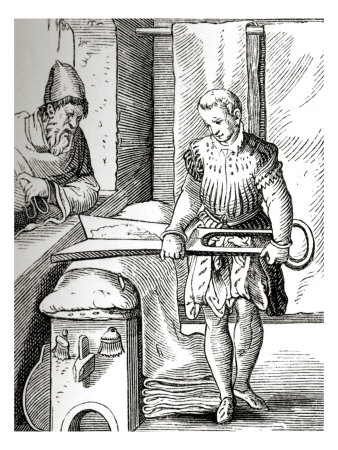 Clothworker In His Workshop, 16Th Century by Gustave Doré Pricing Limited Edition Print image