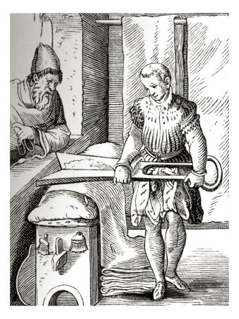 Clothworker In His Workshop, 16Th Century by Gustave Dore Pricing Limited Edition Print image