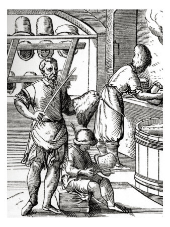 Milliner In His Workshop, 16Th Century by Gustave Dore Pricing Limited Edition Print image