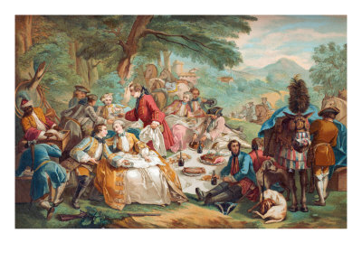 Daily Life In French History: A Shooting Party At Lunch, An Aristocratic Picnic by Gustave Doré Pricing Limited Edition Print image