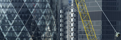 The Gherkin And Lloyds Of London, City Of London, Archit: Foster, Rogers Stirk Harbour And Partners by Richard Bryant Pricing Limited Edition Print image