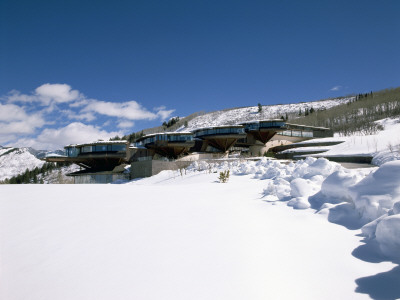 Gradow House, Aspen, Colorado, 1994, Overall Exterior, Architect: Bart Prince by Alan Weintraub Pricing Limited Edition Print image