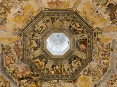 Ceiling Detail Inside The Duomo, Florence, Italy by David Clapp Pricing Limited Edition Print image