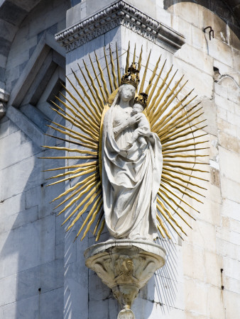 Church Of San Michele In Foro, Lucca, Italy, Statue Of The Madonna, 1480 by David Clapp Pricing Limited Edition Print image