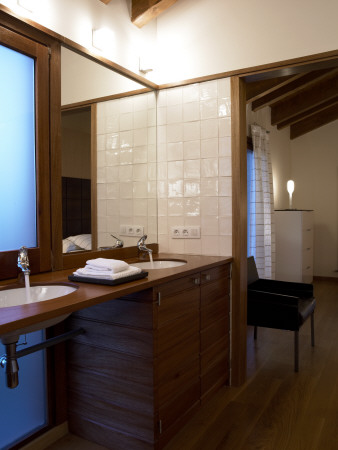 House In La Cerdanya, Girona, Bathroom, Architect: Carles Gelp?I Arroyo by Eugeni Pons Pricing Limited Edition Print image
