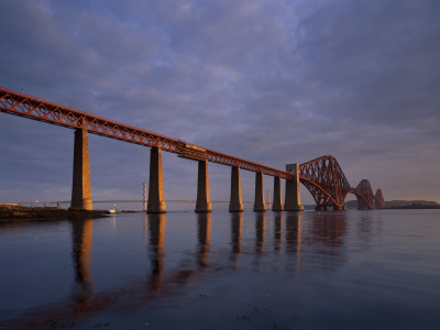 Forth Railway Bridge, South Queensferry, Scotland, Completed 1890, Road Bridge In The Background by Joe Cornish Pricing Limited Edition Print image