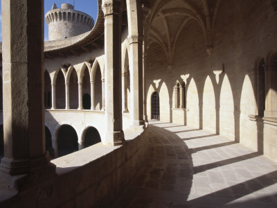 Castell De Bellver Palma, Mallorca, Begun 1300, Unique For Spanish Castle - Entirely Round by Joe Cornish Pricing Limited Edition Print image