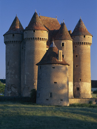 Sarzay Chateau, Pepperpot Turrets, Berry by Joe Cornish Pricing Limited Edition Print image