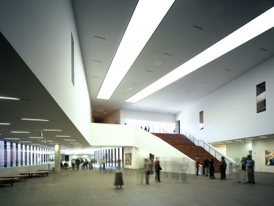 De Young Museum, San Francisco, 2005, Entrance Hall, Architect: Herzog And De Meuron by John Edward Linden Pricing Limited Edition Print image