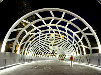 Webb Bridge, Melbourne, 2001-2003, Architect: Denton Corker Marshall Robert Owen by John Gollings Pricing Limited Edition Print image