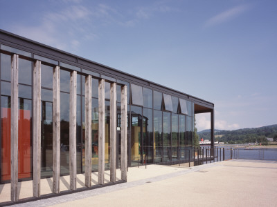 Gateway Orientation Centre, Loch Lomond, Scotland, Observation Deck, Bennetts Associates Architects by Keith Hunter Pricing Limited Edition Print image