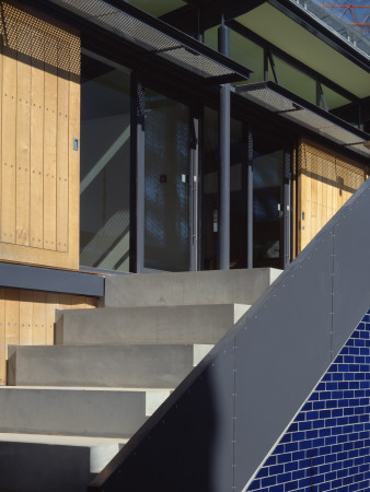 Scottish Poetry Library, Edinburgh, Scotland, Main Entrance Stair Detail, Malcolm Fraser Architects by Keith Hunter Pricing Limited Edition Print image