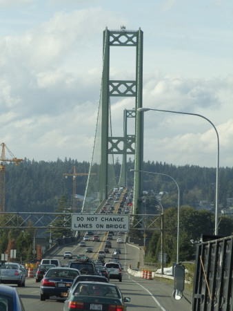 Tacoma Narrows Bridge, Near Seattle, Washington, Usa 1950 by Natalie Tepper Pricing Limited Edition Print image