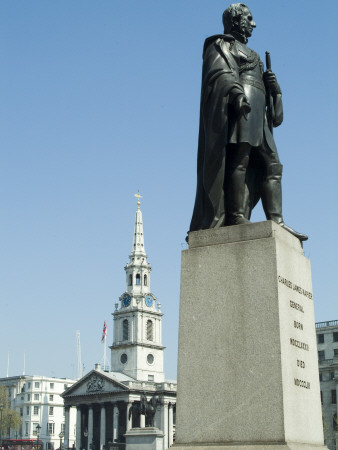 Trafalgar Square, London - General Sir Charles James Napier by Natalie Tepper Pricing Limited Edition Print image