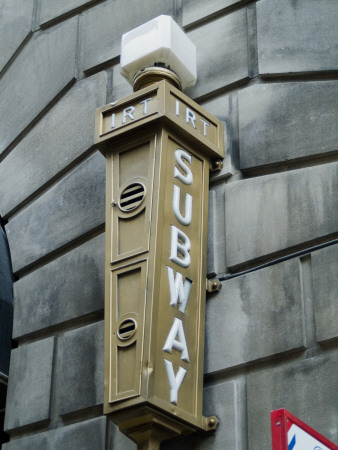 Irt (Subway) Sign, New York City, Ny by Natalie Tepper Pricing Limited Edition Print image