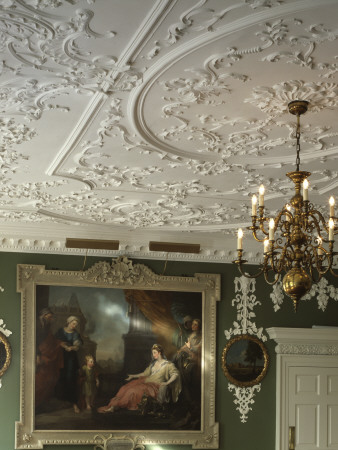The Foundling Museum, London, Detail Of The Court Room Ceiling, Refurbishment By Jestico And Whiles by Richard Bryant Pricing Limited Edition Print image