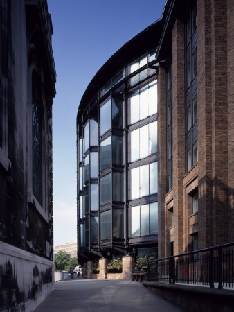 Bracken House, London, Rear Elevation, Architect: Hopkins And Partners by Peter Durant Pricing Limited Edition Print image