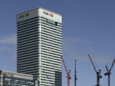 Hsbc Tower, 8 Canada Square, Canary Wharf, Docklands, London, Architect: Foster And Partners by Richard Bryant Pricing Limited Edition Print image