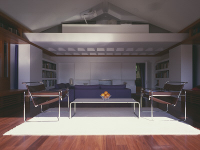 Lone Oak Hall, East Sussex, Lounge With Breuer Chairs, Architect: Michael Wilford by Richard Bryant Pricing Limited Edition Print image