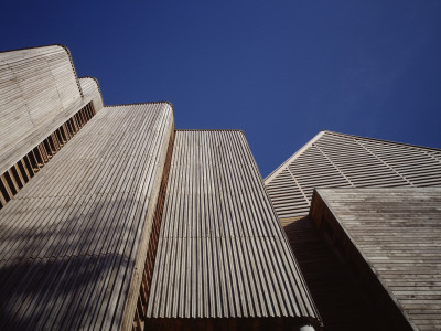 National Maritime Museum Cornwall, Falmouth, Exterior Timber, Long And Kentish Architects by Peter Durant Pricing Limited Edition Print image