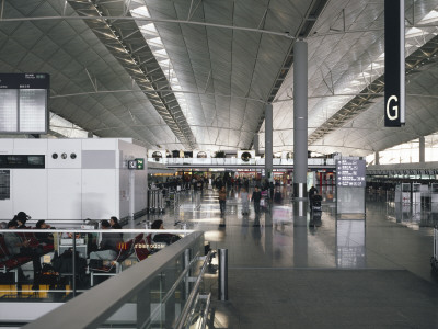Hong Kong International Airport, Chek Lap Kok Check-In Area by Richard Bryant Pricing Limited Edition Print image