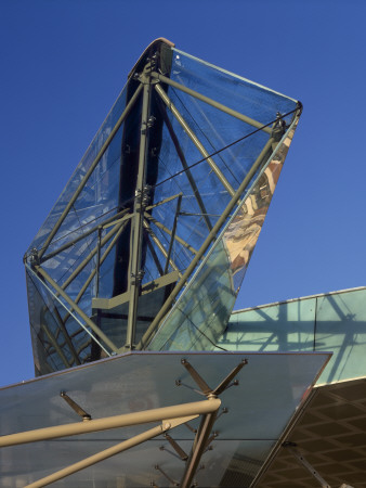 Canada Water Bus Station, London - View Of Rhomboid, Architect: Eva Jiricna by Richard Bryant Pricing Limited Edition Print image