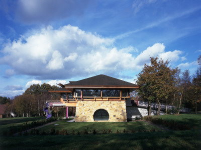 Lone Oak Hall, East Sussex - South Elevation, Architect: Michael Wilford by Richard Bryant Pricing Limited Edition Print image