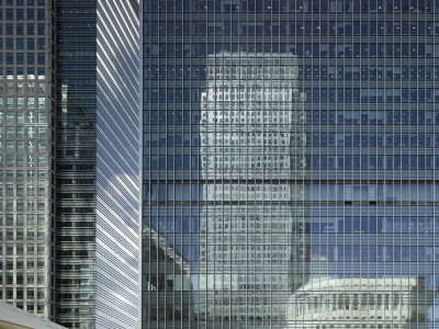 Office Buildings, Canary Wharf, Docklands, London by Richard Bryant Pricing Limited Edition Print image