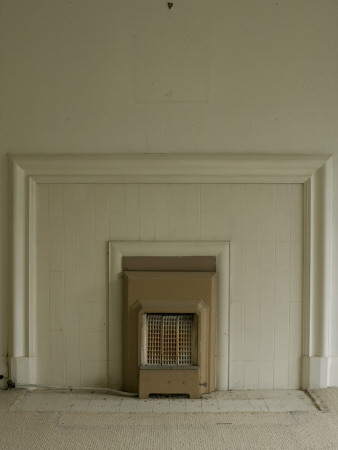 Gas Fireplace And Surround, Abandoned House by Tim Mitchell Pricing Limited Edition Print image