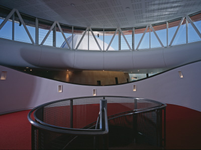 Peckham Library, London, 1999, Staircase Landing, Architect: Alsop And Stormer by Richard Waite Pricing Limited Edition Print image