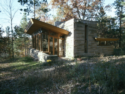 Seth Petersen Cottage, Hastings Road Off Ferndell Road, Lake Delton, Wisconsin, Frank Lloyd Wright by Thomas A. Heinz Pricing Limited Edition Print image