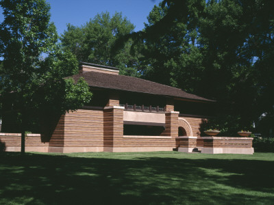 Arthur Heurtley House, 318 Forest Avenue, Oak Park, Illinois, 1902, Architect: Frank Lloyd Wright by Thomas A. Heinz Pricing Limited Edition Print image