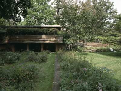 Lewis Lloyd House, 153 Little Saint Mary's Road, Libertyville, Illinois, 1939, Frank Lloyd Wright by Thomas A. Heinz Pricing Limited Edition Print image
