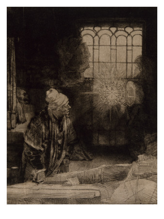 Le Docteur Faustus ; 1Er État by Rembrandt Van Rijn Pricing Limited Edition Print image