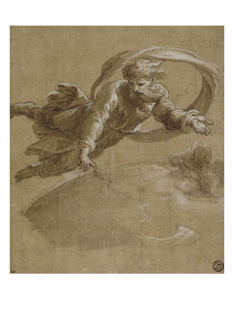 Dieu Separant La Terre Des Eaux by Raffaello Sanzio Pricing Limited Edition Print image