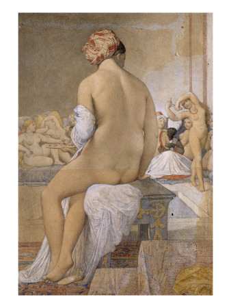 Reprise D'un Fragment Du Bain Turc: Baigneuse Ou Odalisque Vue De Dos by Jean-Auguste-Dominique Ingres Pricing Limited Edition Print image