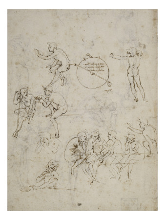 Etudes De Figures, Études Pour La Cène, Et Projet D'hygromètre by Léonard De Vinci Pricing Limited Edition Print image