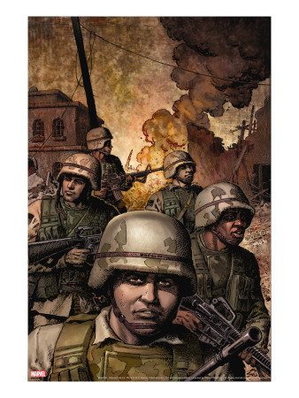 Combat Zone: True Tales Of Gis In Iraq #3 Cover: Marvel Universe by Jurgens Dan Pricing Limited Edition Print image