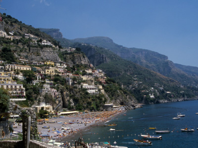 Positano Coastline by Eloise Patrick Pricing Limited Edition Print image