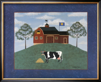 Cow At The Barn by Colleen Sgroi Pricing Limited Edition Print image