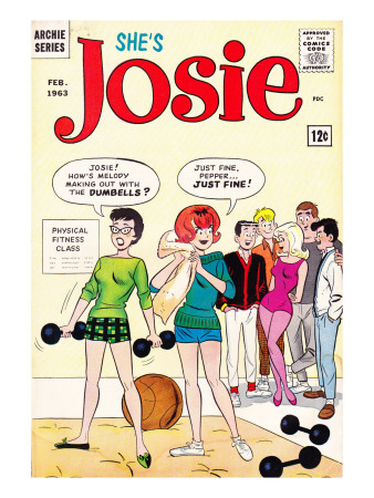 Archie Comics Retro: She's Josie Comic Book Cover #1 (Aged) by Dan Decarlo Pricing Limited Edition Print image