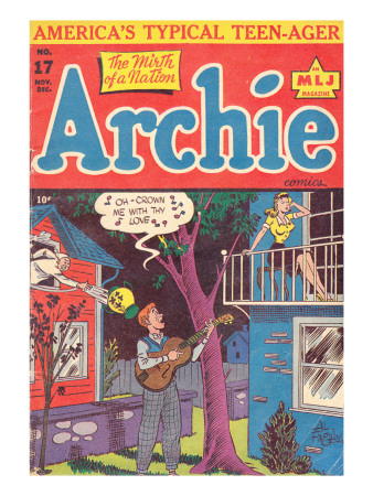 Archie Comics Retro: Archie Comic Book Cover #17 (Aged) by Al Fagaly Pricing Limited Edition Print image