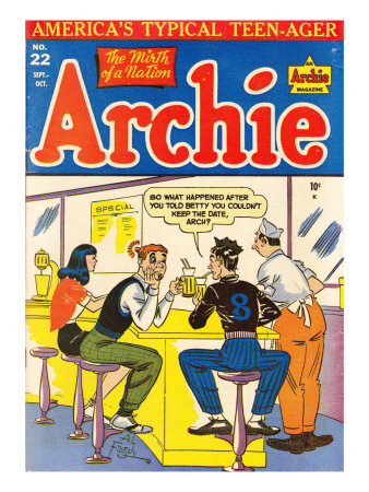 Archie Comics Retro: Archie Comic Book Cover #22 (Aged) by Al Fagaly Pricing Limited Edition Print image