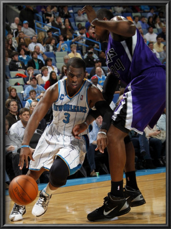 Sacramento Kings V New Orleans Hornets: Chris Paul And Jason Thompson by Layne Murdoch Pricing Limited Edition Print image